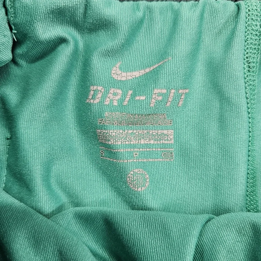 Nike Tempo Gray Teal Shorts with built In Spandex Size‎ Small